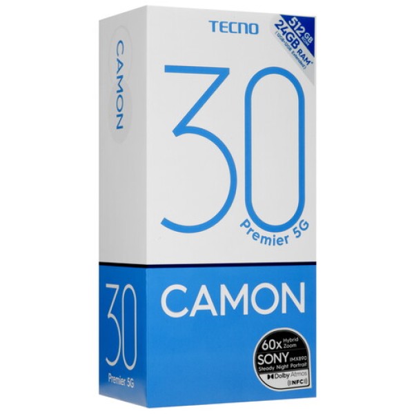 6.8" Смартфон Tecno CAMON 30 Premier 5G 512 ГБ черный