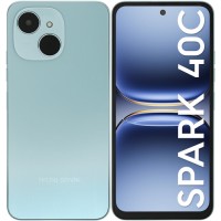 6.67" Смартфон Tecno SPARK 40C 128 ГБ голубой