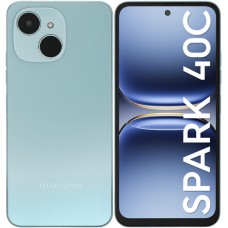 6.67" Смартфон Tecno SPARK 40C 128 ГБ голубой