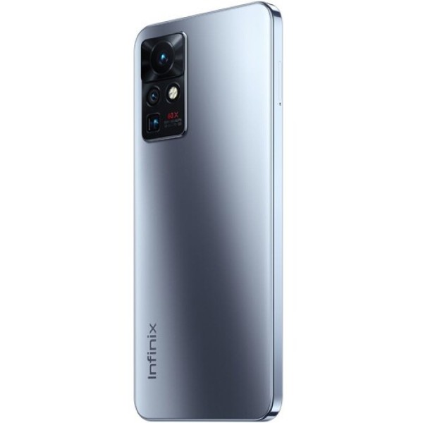 6.67" Смартфон Infinix ZERO X PRO 128 ГБ серебристый [8x(2 ГГц), 8 Гб, 2 SIM, AMOLED, 2400x1080, камера 108+8+8 Мп, 4G, GPS, FM, 4500 мА*ч]