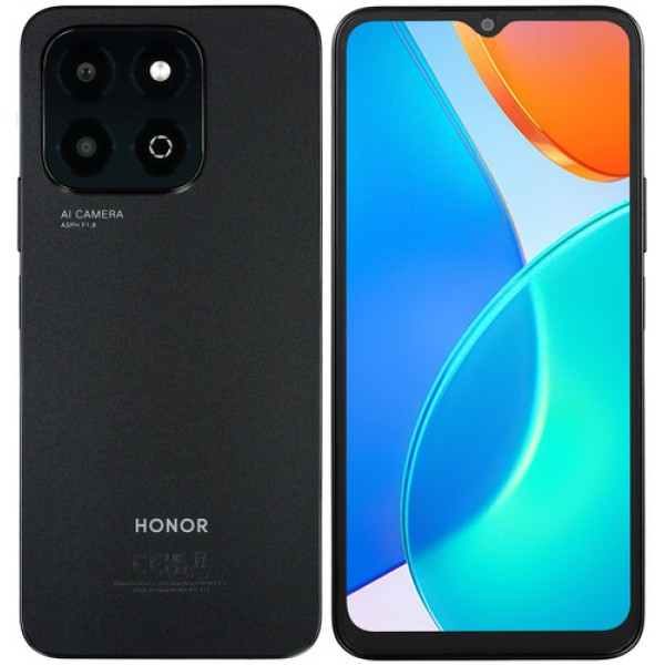 6.56" Смартфон HONOR X6b 256 ГБ черный