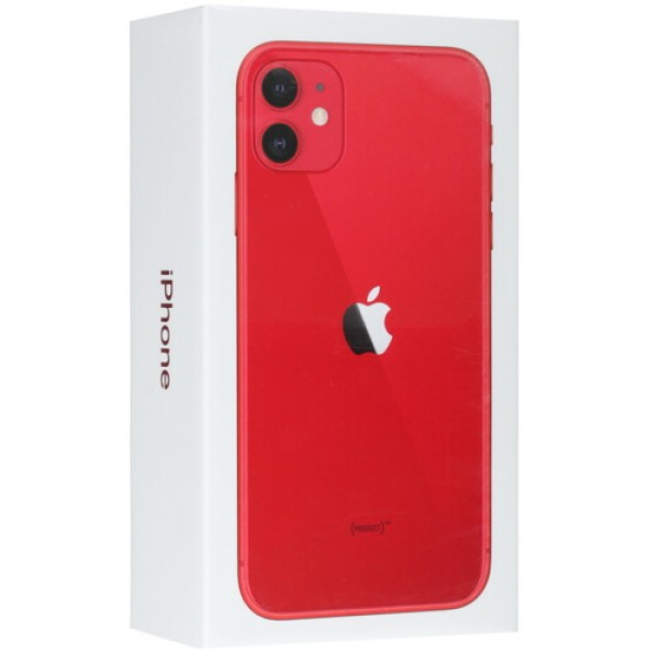Смартфон Apple iPhone 11 6,1" 64Gb (PRODUCT)RED A13/4Gb/1792х828/IPS/LTE/NFC/IP68/Cam12/iOS