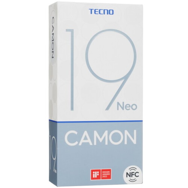 Смартфон Tecno Camon 19 Neo 6/128Gb [6,78"/LTE/NFC/Cam48+2+2Mpx/5000mAh/Ice Mirror]