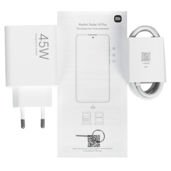 6.67" Смартфон Xiaomi Redmi Note 14 Pro 256 ГБ синий