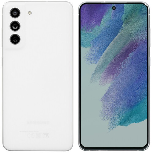 Смартфон Samsung Galaxy S21FE 6/128Gb [6,4"/5G/NFC/Cam12+12+8Mpx/4500mAh/Белый]