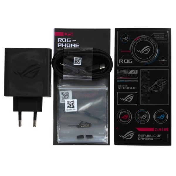 Смартфон ASUS ROG Phone 5s 16/512 [6,78"/5G/NFC/Cam64+24Mpx/6000mAh/White]