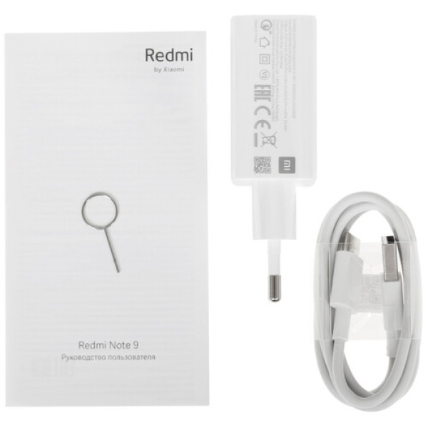 6.53" Смартфон Xiaomi Redmi Note 9 64 ГБ серый