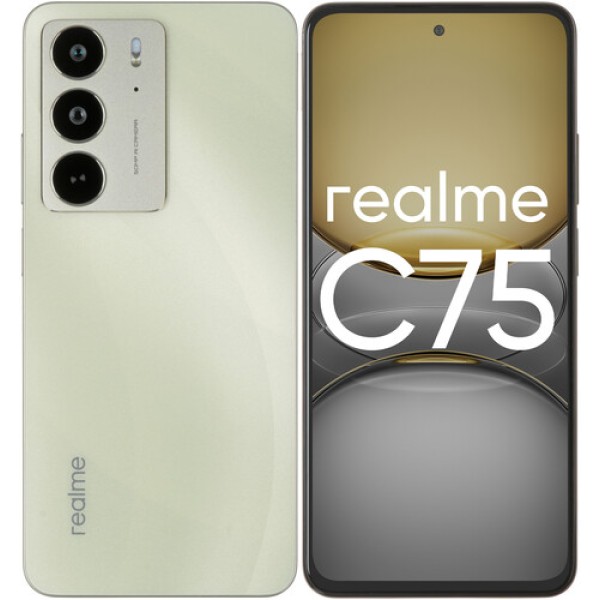 6.72" Смартфон realme C75 128 ГБ золотистый