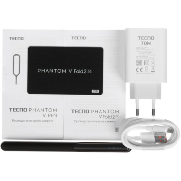 7.85" Смартфон Tecno PHANTOM V Fold 2 512 ГБ голубой