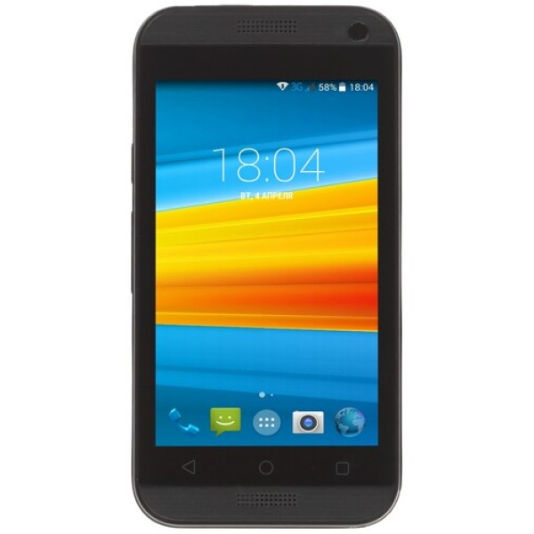 Смартфон DEXP Ixion M240 Strike 3 Pro Black [4" 8Gb 4x1.3Ghz/1024Mb/800x480/IPS/2SIM/3G/GPS/Cam5AF/1400mAh/Android 6.0]