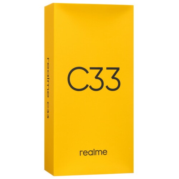 6.5" Смартфон realme C33 32 ГБ золотистый
