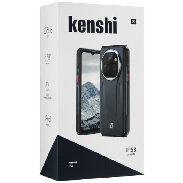 6.58" Смартфон KENSHI Armor I2w 256 ГБ серый