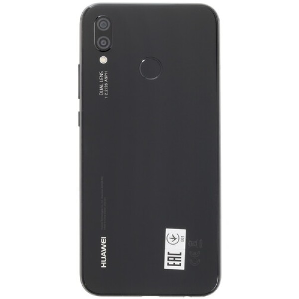 Смартфон Huawei P20 Lite 5.84" 64Gb Black 8(4x2,36Ghz+4x1,7Ghz)/4096Mb/2280x1080/IPS/2SIM/LTE/NFC/Cam16+2/3000mAh/Android 8.0
