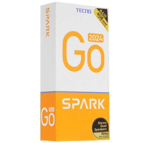 6.56" Смартфон Tecno SPARK GO 2024 64 ГБ голубой