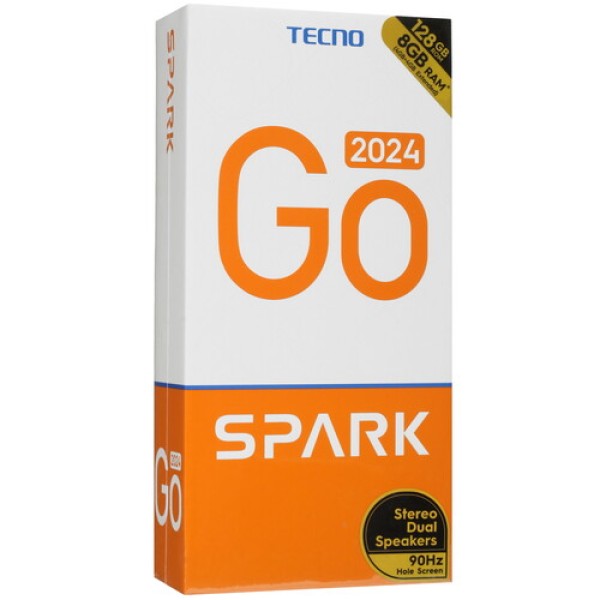 6.56" Смартфон Tecno SPARK GO 2024 128 ГБ зеленый