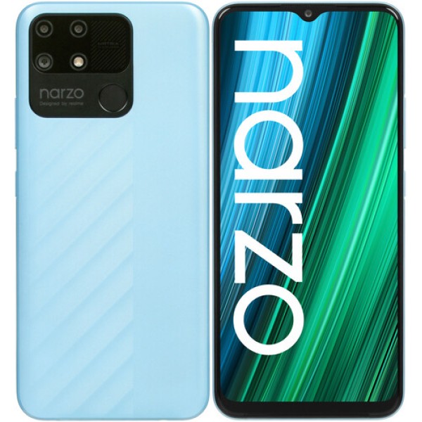 6.5" Смартфон realme narzo 50A 128 ГБ голубой