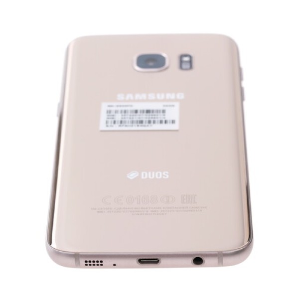 Смартфон Samsung SM-G935FD Galaxy S7 edge 5.5" 32Gb Gold 8(4х2.3+4х1.6Ghz)/4096Mb/2560x1440/LTE/GPS/Cam12/3600mAh/A6.0