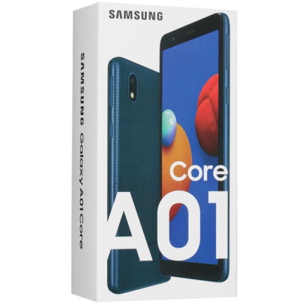 5.3" Смартфон Samsung Galaxy A01 Core 16 ГБ синий