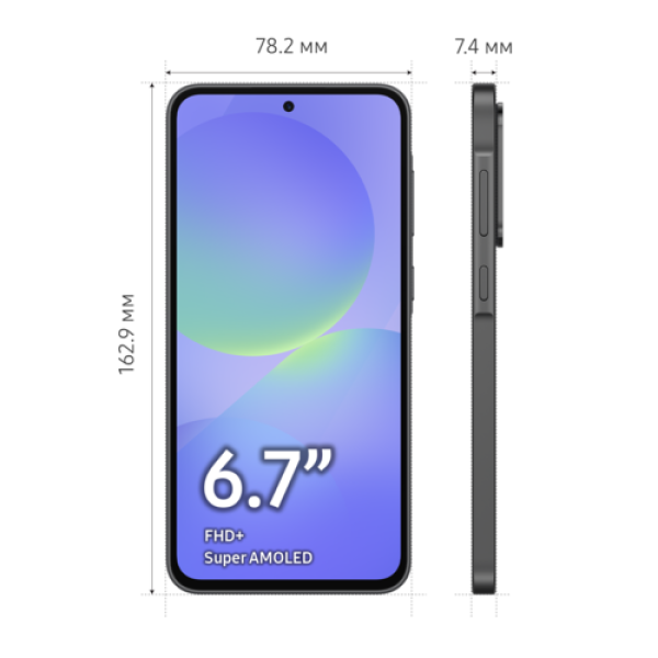 6.7" Смартфон Samsung Galaxy A36 128 ГБ черный