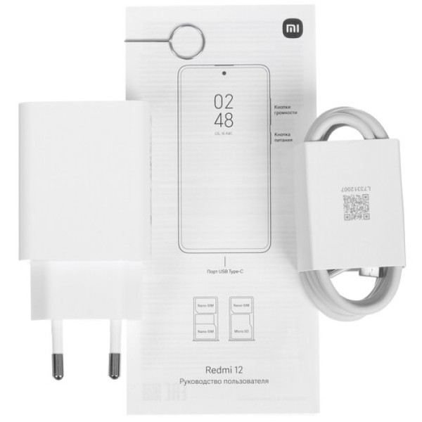 6.79" Смартфон Xiaomi Redmi 12 4G 128 ГБ черный