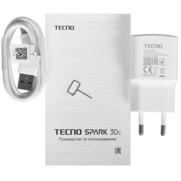 6.67" Смартфон Tecno SPARK 30C 128 ГБ серый