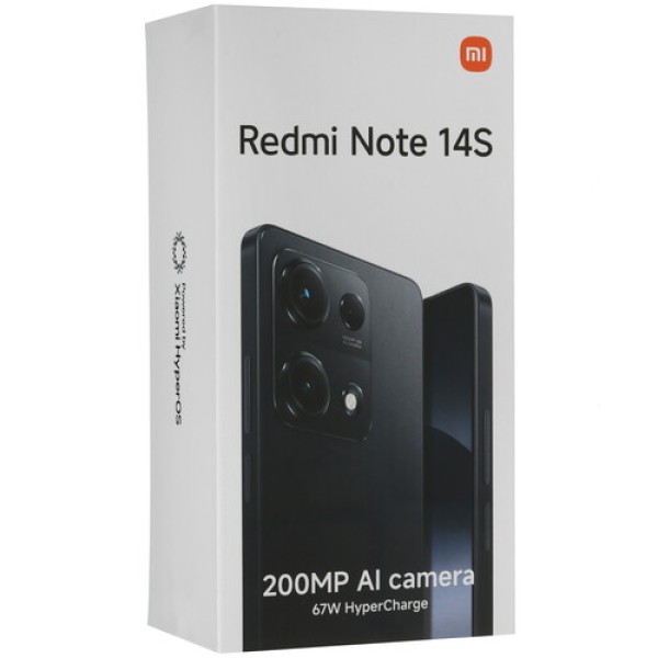 6.67" Смартфон Xiaomi Redmi Note 14S 256 ГБ черный