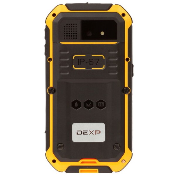 Смартфон DEXP Ixion P140 Black+Yellow [4" 8GB 4x1.3GHz/1GB/800x480/IPS/2SIM/cam5AF/3200mAh/Android 5.1]