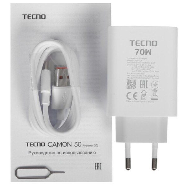 6.8" Смартфон Tecno CAMON 30 Premier 5G 512 ГБ черный