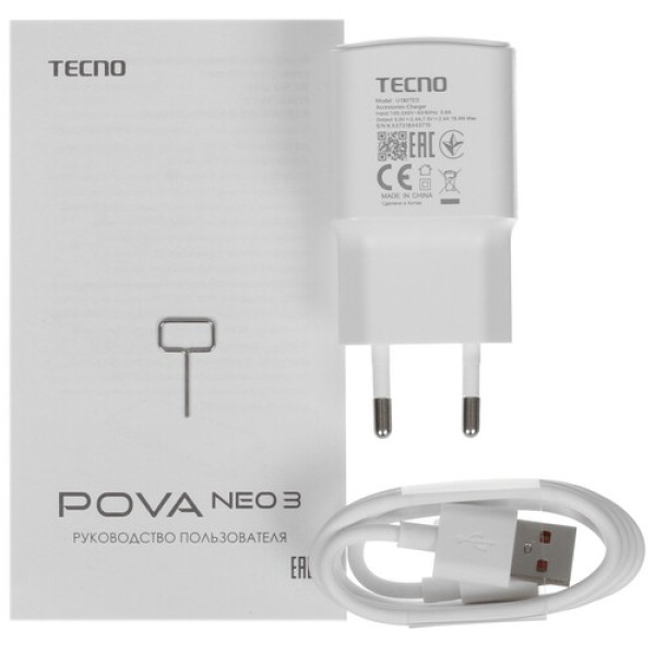 6.82" Смартфон Tecno POVA Neo 3 128 ГБ черный