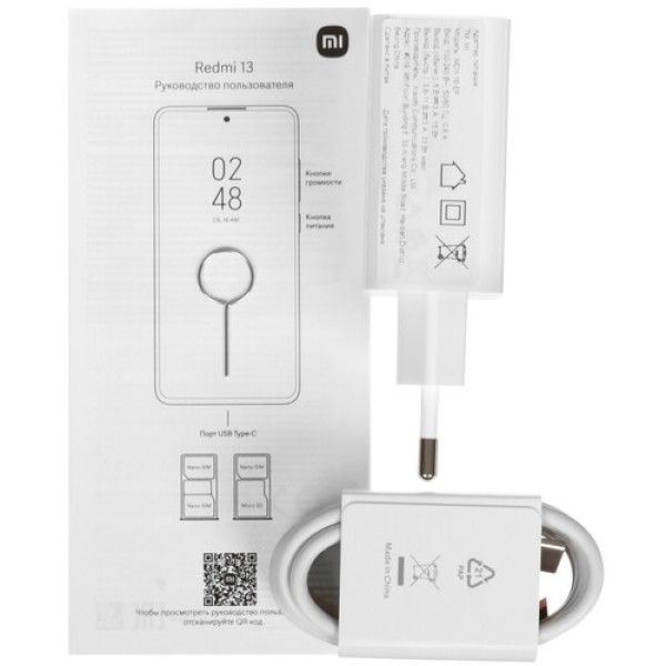 6.79" Смартфон Xiaomi Redmi 13 128 ГБ черный