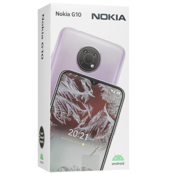 Смартфон Nokia NOKIA G10 4/64Gb [6,5"/LTE/Cam13+2+2/5050mAh/Purple]