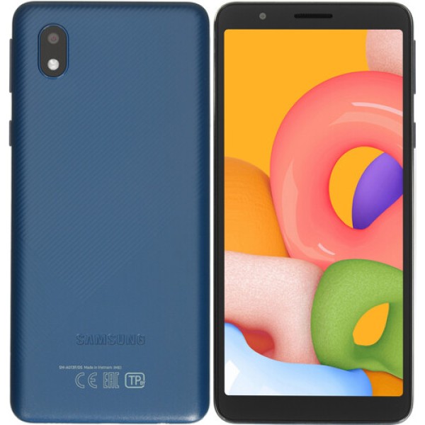 5.3" Смартфон Samsung Galaxy A01 Core 16 ГБ синий