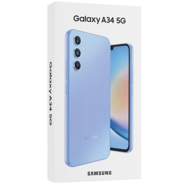 6.6" Смартфон Samsung Galaxy A34 5G 128 ГБ фиолетовый