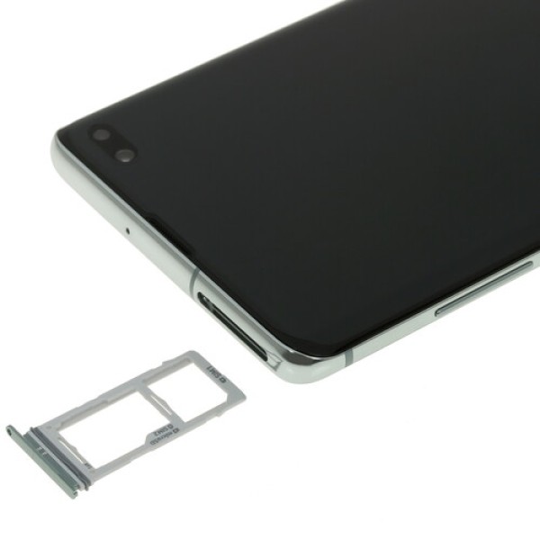 Смартфон Samsung S10+ 6.4" 128Gb Green 8(2x2.0Ghz+2x2.0Ghz+4x1.0Ghz)/8192Mb/3040x1440/DynamicAMOLED/2SIM/LTE/NFC/IP68/Cam16+12+12/4100mAh/Android 9.0
