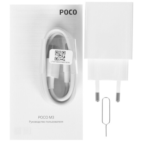 Смартфон POCO M3 4/128Gb [6,53"/LTE/Cam48Mpx/6000mAh/Black]