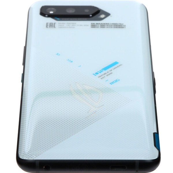 Смартфон ASUS ROG Phone 5s 16/512 [6,78"/5G/NFC/Cam64+24Mpx/6000mAh/White]