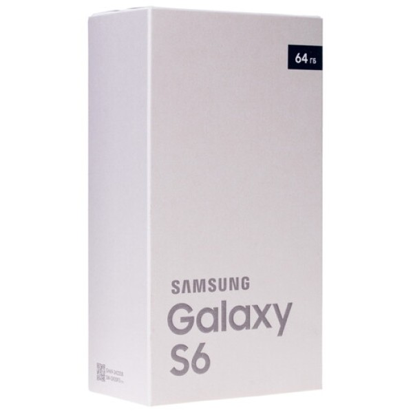 Смартфон Samsung SM-G920 Galaxy S6 5.1" 64Gb Black 8x1.5Ghz/3072Mb/2560x1440/2SIM/3G/LTE6/GPS/Cam16/2550mAh/Android 5.0