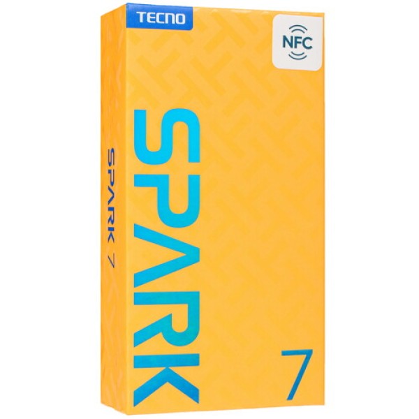 6.52" Смартфон Tecno SPARK 7 64 ГБ синий