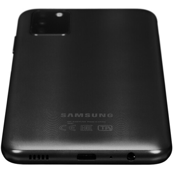 6.5" Смартфон Samsung Galaxy A03s 64 ГБ черный [8x2.3 ГГц, 4 Гб, 2 SIM, TFT, 1600x720, камера 13+2+2 Мп, 4G, GPS, 5000 мА*ч]