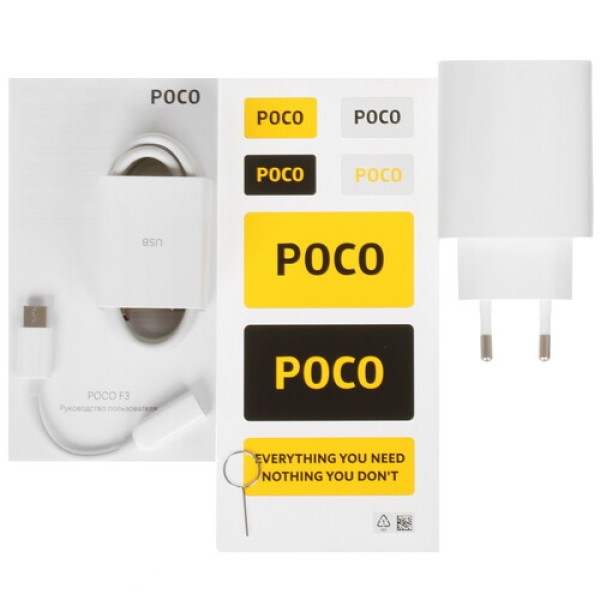 Смартфон POCO F3 8/256Gb [6,67"/5G/NFC/Cam48+8+5Mpx/4520mAh/Arctic White]