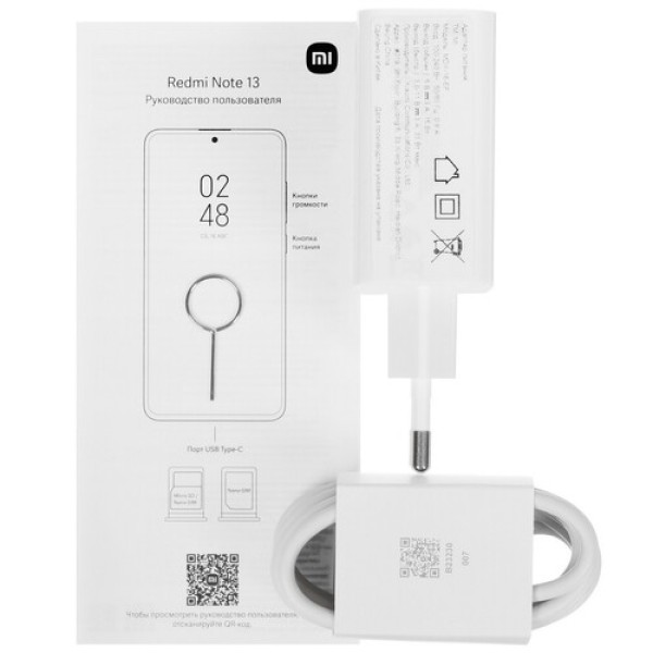 6.67" Смартфон Xiaomi Redmi Note 13 128 ГБ зеленый