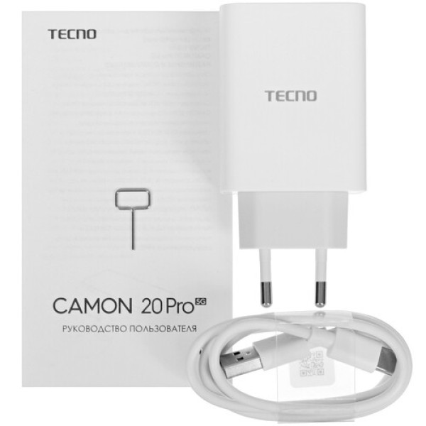 6.7" Смартфон Tecno CAMON 20 Pro 5G 256 ГБ черный