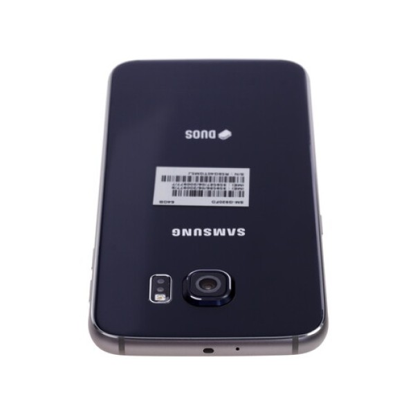 Смартфон Samsung SM-G920 Galaxy S6 5.1" 64Gb Black 8x1.5Ghz/3072Mb/2560x1440/2SIM/3G/LTE6/GPS/Cam16/2550mAh/Android 5.0