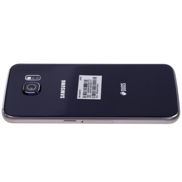 Смартфон Samsung SM-G920 Galaxy S6 5.1" 64Gb Black 8x1.5Ghz/3072Mb/2560x1440/2SIM/3G/LTE6/GPS/Cam16/2550mAh/Android 5.0
