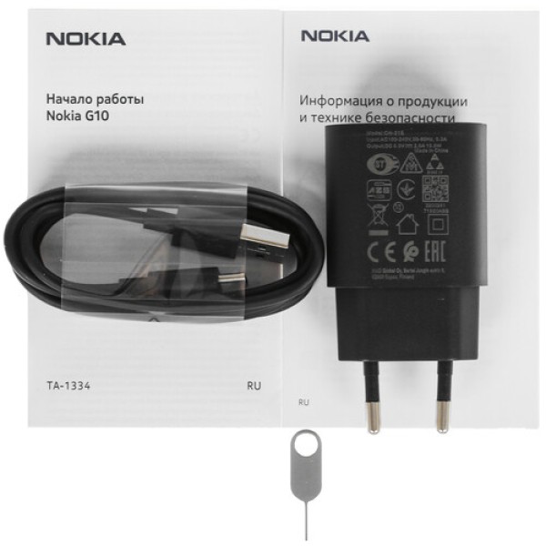 Смартфон Nokia NOKIA G10 4/64Gb [6,5"/LTE/Cam13+2+2/5050mAh/Purple]