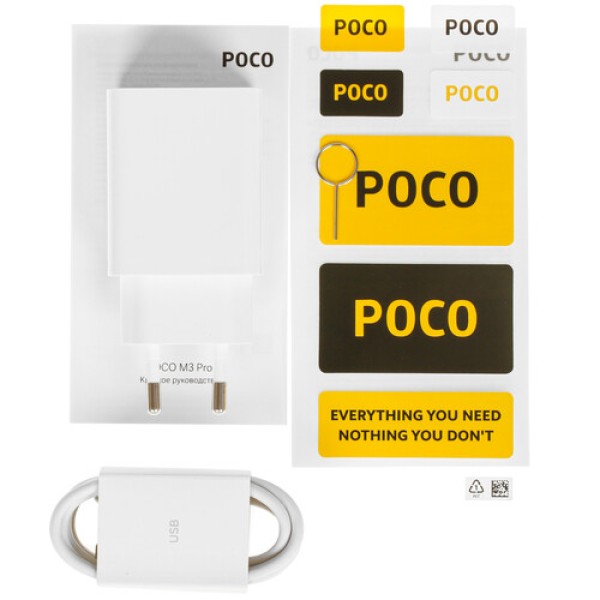 Смартфон Poco M3 Pro 4/64Gb [6,5"/NFC/Cam48+2+2Mpx/5000mAh/Power Black]