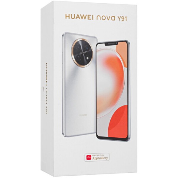 6.95" Смартфон HUAWEI nova Y91 128 ГБ серебристый