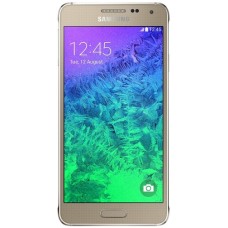Смартфон Samsung SM-G850 Galaxy Alpha 4.7" 32Gb Gold 8(4x1.8/4х1,3Ghz)/2048Mb/1280x720/IPS/3G/LTE/GPS/Cam12/Android 4.4