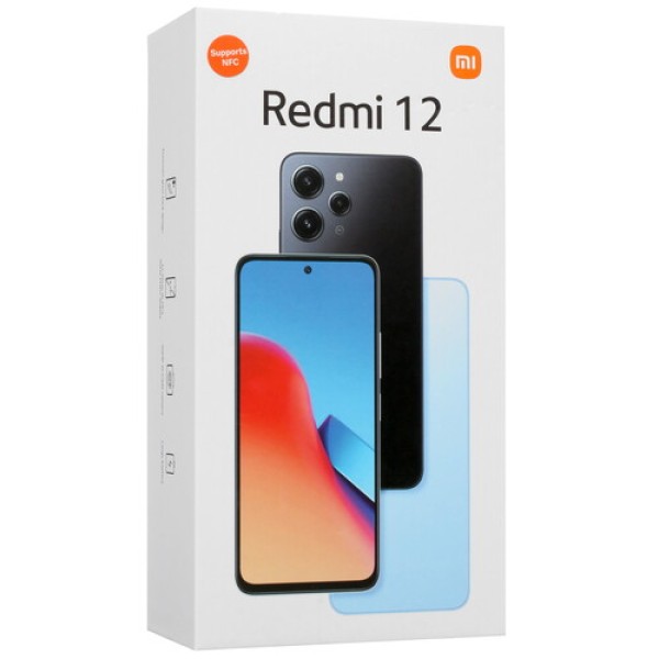 6.79" Смартфон Xiaomi Redmi 12 4G 128 ГБ черный