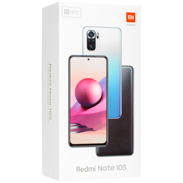 6.43" Смартфон Xiaomi Redmi Note 10S 128 ГБ синий